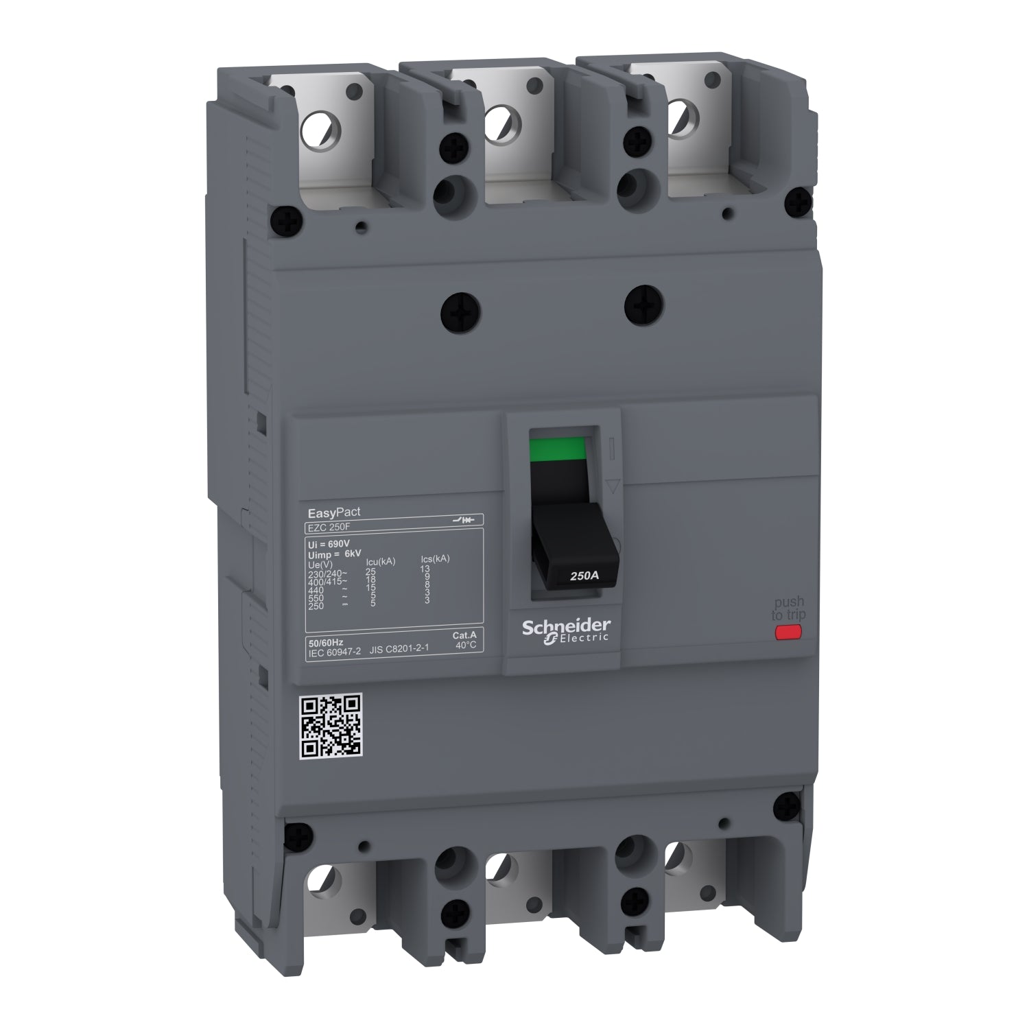 MCCB 3P 18kA 125A EZC250F