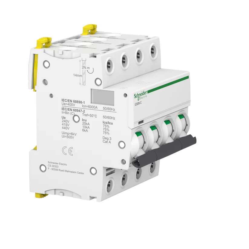 MCB IC60N, 4P 6A 10kA "B" Curve - Image 5