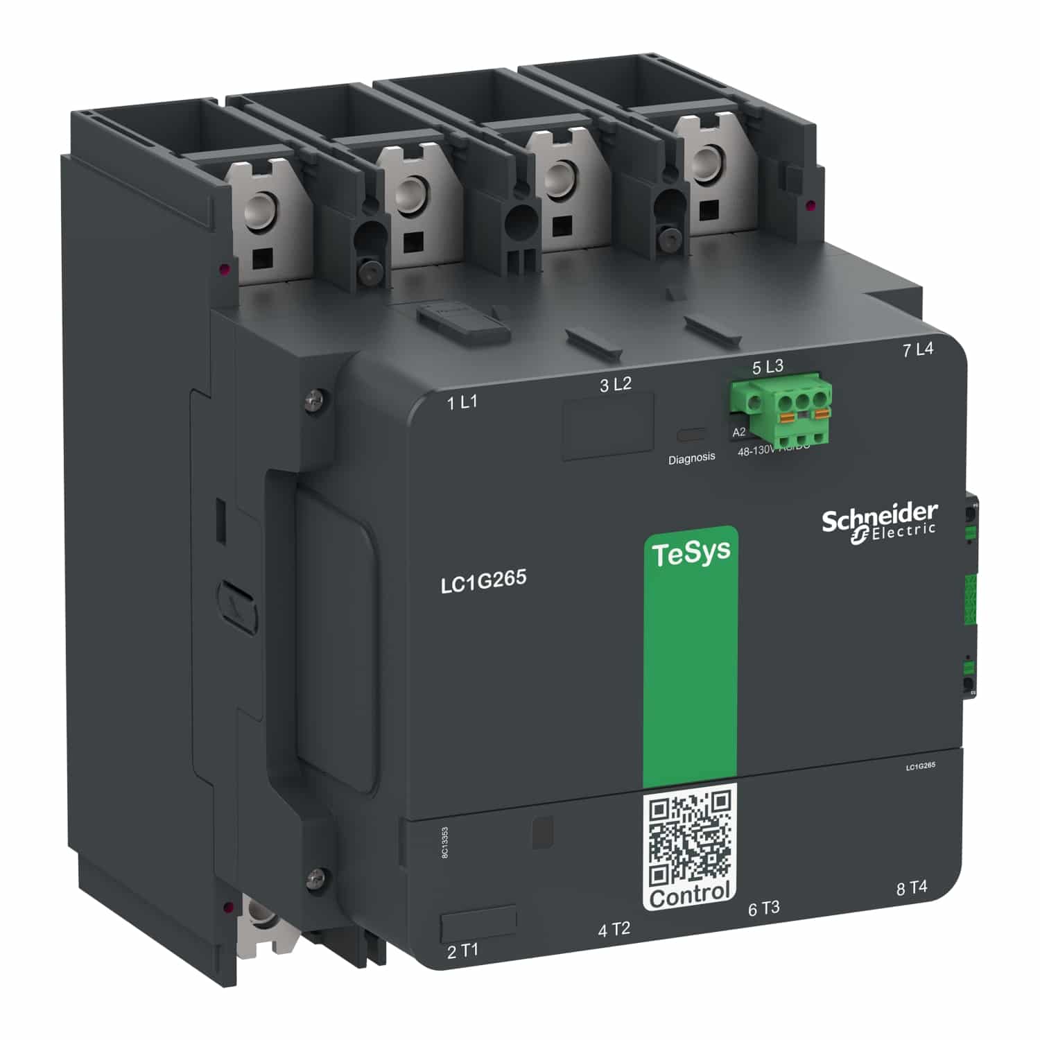 Contactor TeSysG400 4P Std 100-250V ACDC