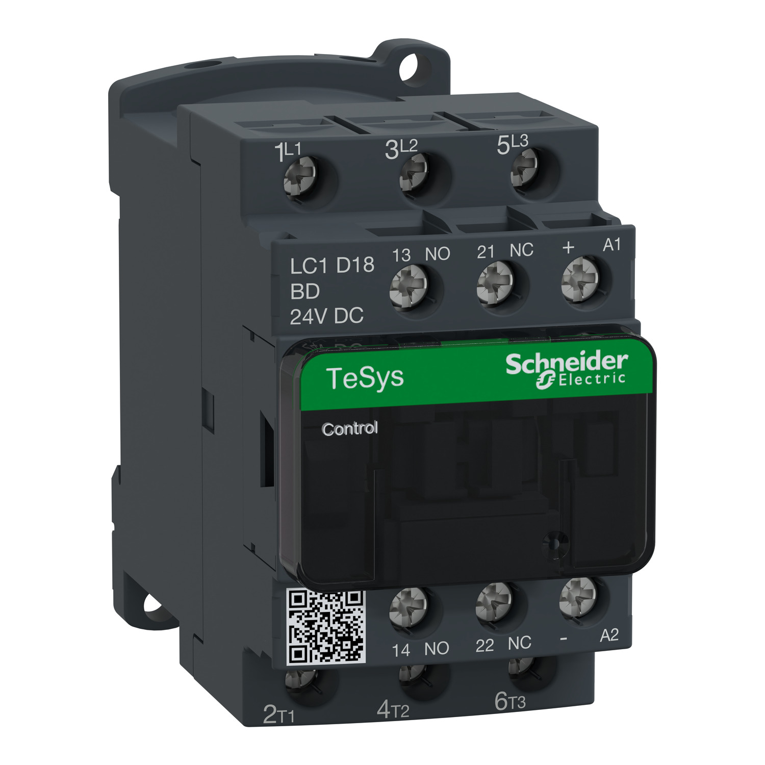 Mag. Contactor 3P 7.5KW, 18A, 1NO+1NC
